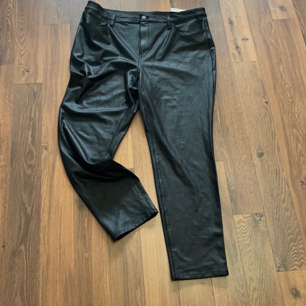 Chico's Faux-Suede Slim 5-Pocket Pants